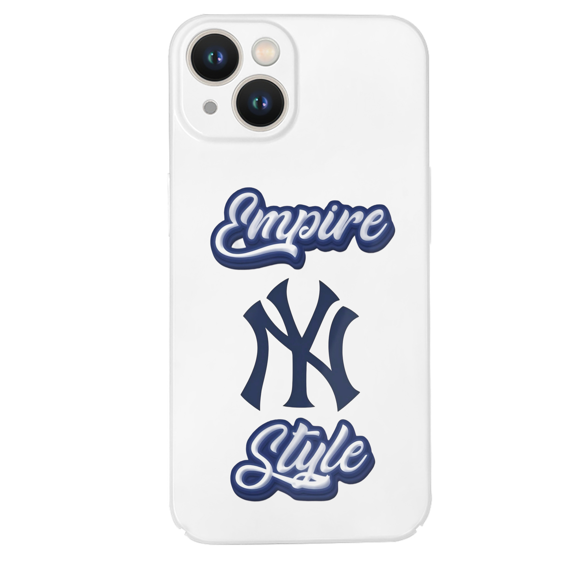 New York Yankees Empire Yankees Style IPhone 14 Series Full-Cover Hard Case – Shockproof With Raised Camera Protection – Precise Cutouts, Wireless Charging Compatible – Durable, Anti-Yellowing, Easy To Clean
